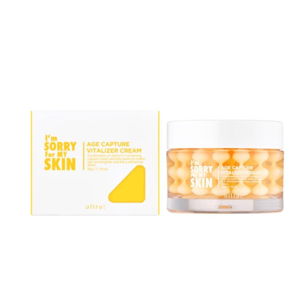 I'm Sorry For My Skin Age Capture Vitalizer Cream 50g – Revitalizing & Brightening Anti-Aging Cream 50g - Image 1