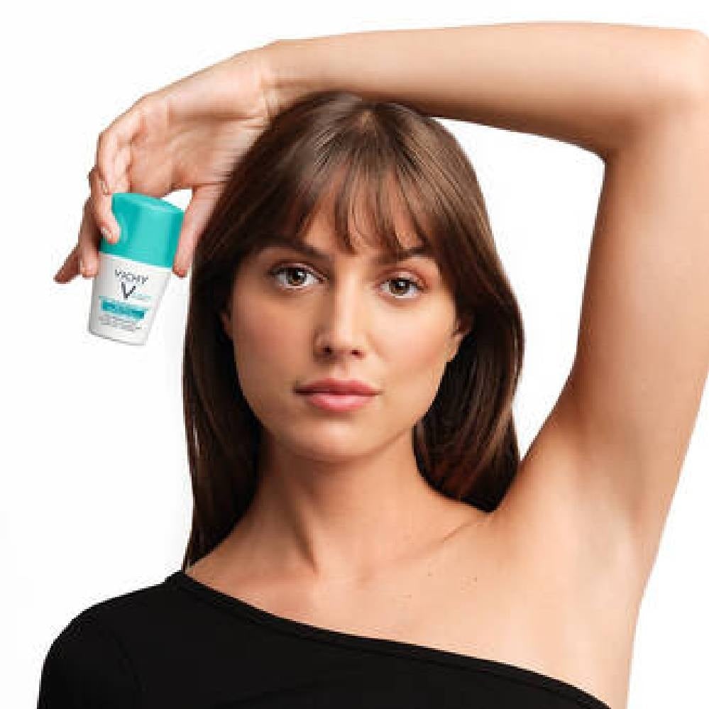 Vichy 48H Anti-Perspirant No White Marks & Yellow Stains Roll-On 50ml  - Image 2