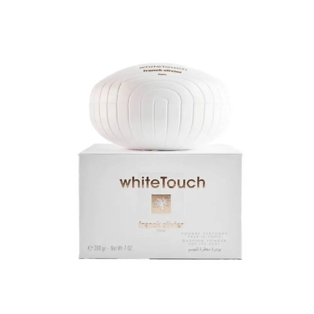 Franck Olivier White Touch Powder Perfume for Body – Soft Fragrance & Silky Freshness 200g - Image 1