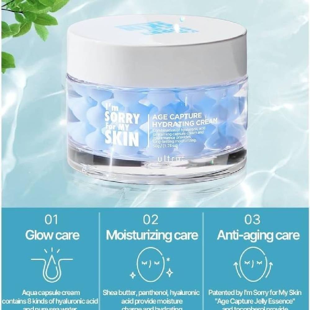 I'm Sorry For My Skin Age Capture Hydrating Cream 50g – Intensive Hydrating & Anti-Aging Cream - Image 3