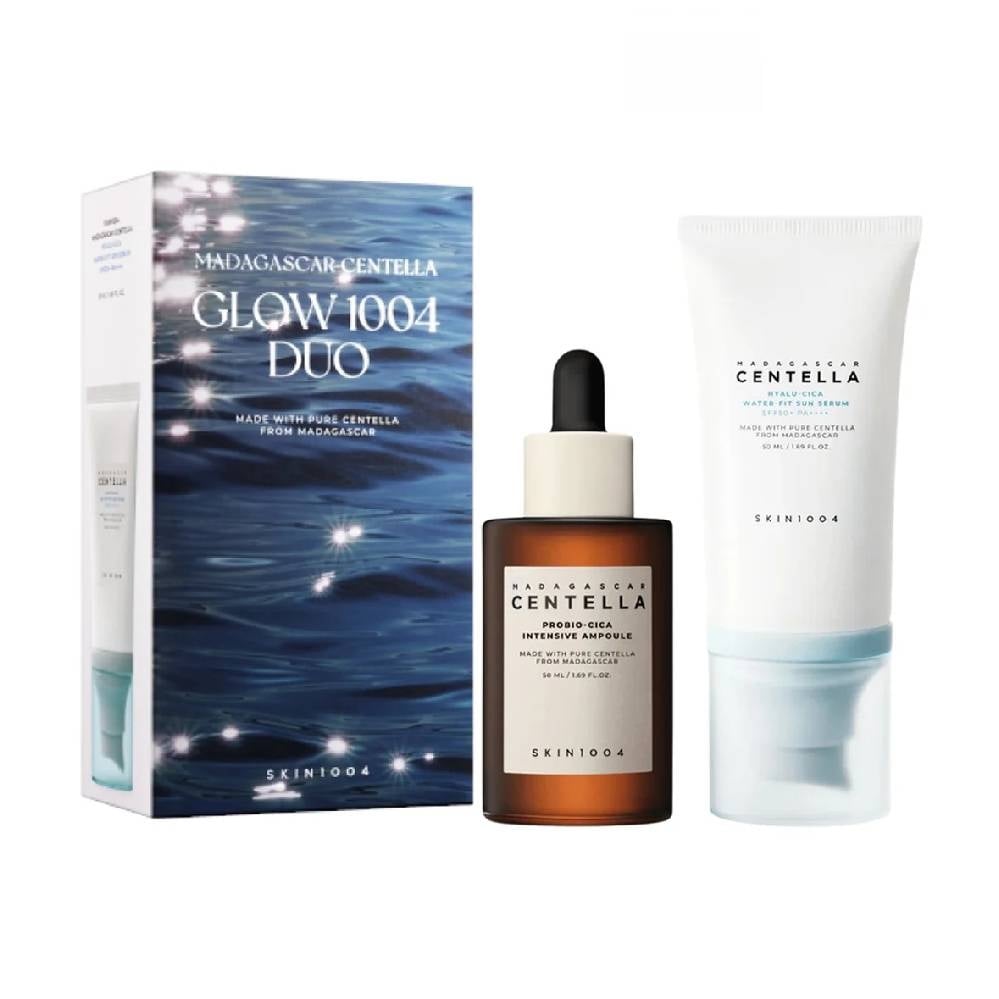 SKIN1004 Madagascar Centella Glow 1004 Duo Set – Radiance & Deep Hydration Skincare Set 100ml - Image 1
