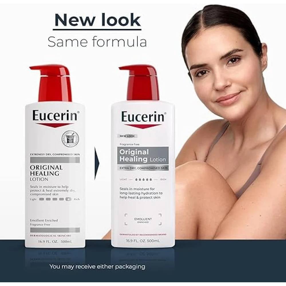 Eucerin Original Healing Lotion for Extremely Dry Skin – Intensive Moisture & Protection 500ml - Image 2