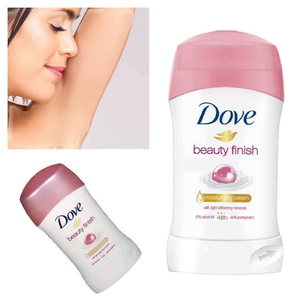 Dove Beauty Finish Antiperspirant Stick – 48-Hour Protection & Superior Moisturizing Care 40g - Image 2