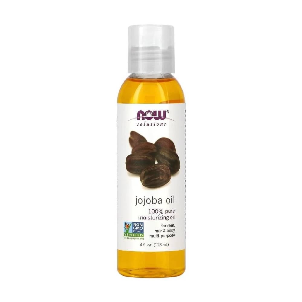 NOW Solutions 100% Pure Jojoba Oil – Natural Moisturizing Oil for Skin, Hair & Body 118ml - Image 1