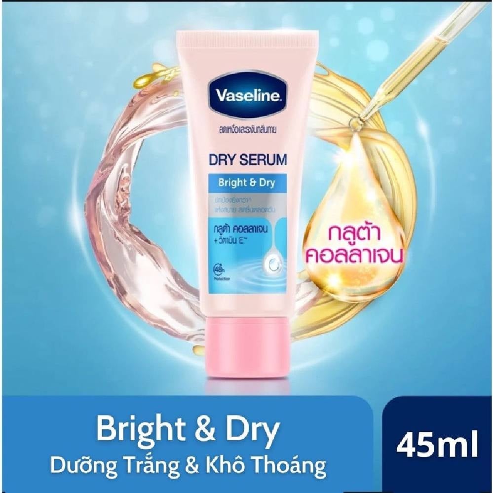 Vaseline GlutaGlow Ampoule Dry Serum Deodorant Bright & Dry – 3% Niacinamide + Vitamin E - Image 2