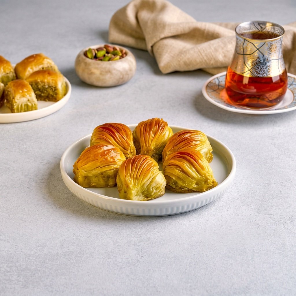 Midye Baklava with Pistachio & Cream - Image 17