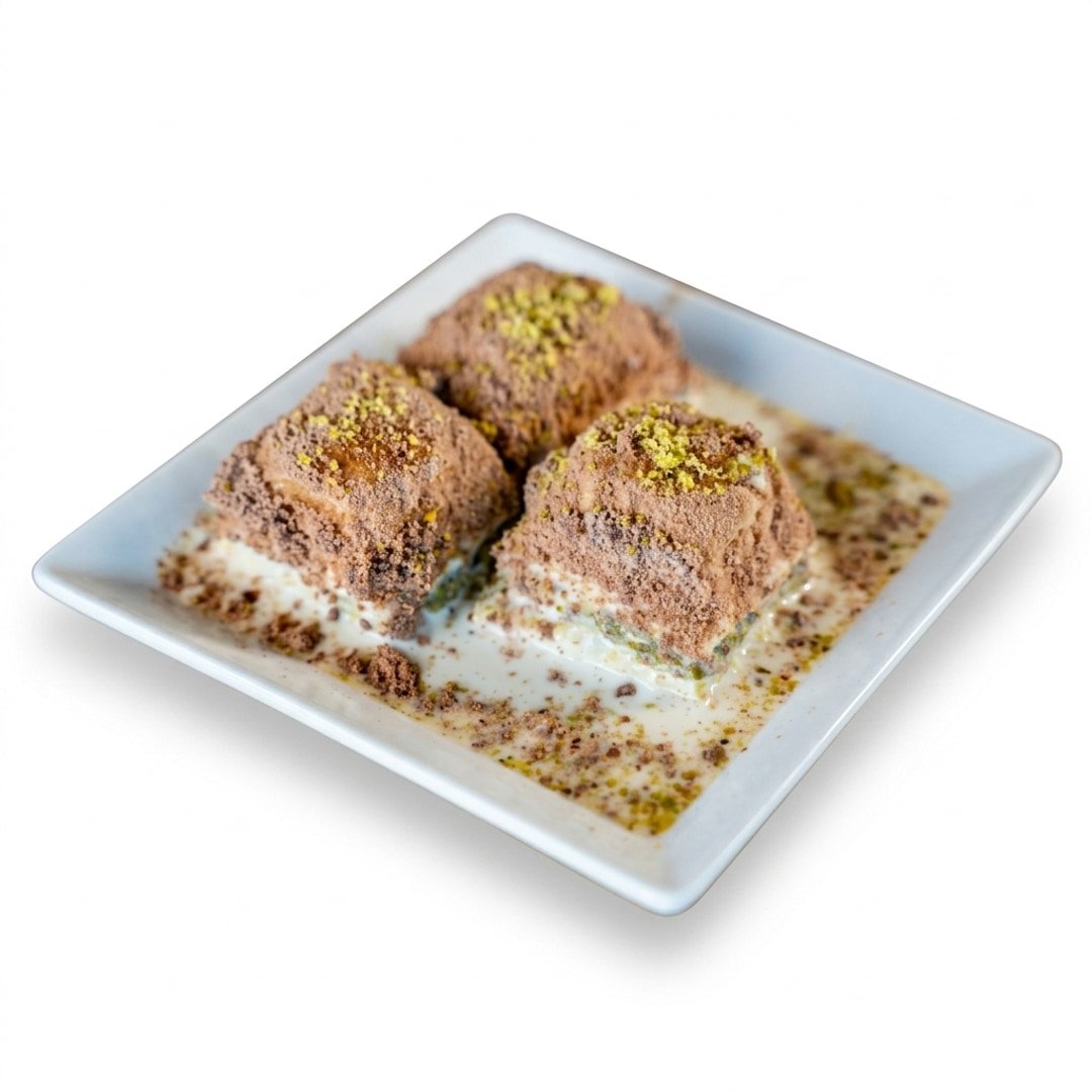 Turkish Cold Baklava - Sotlu Nuriye (500g) - Image 1