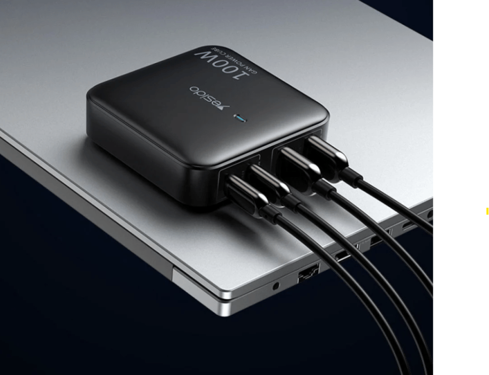 منصة شحن 100w متر ونص -Yesido YC41 - صورة 2