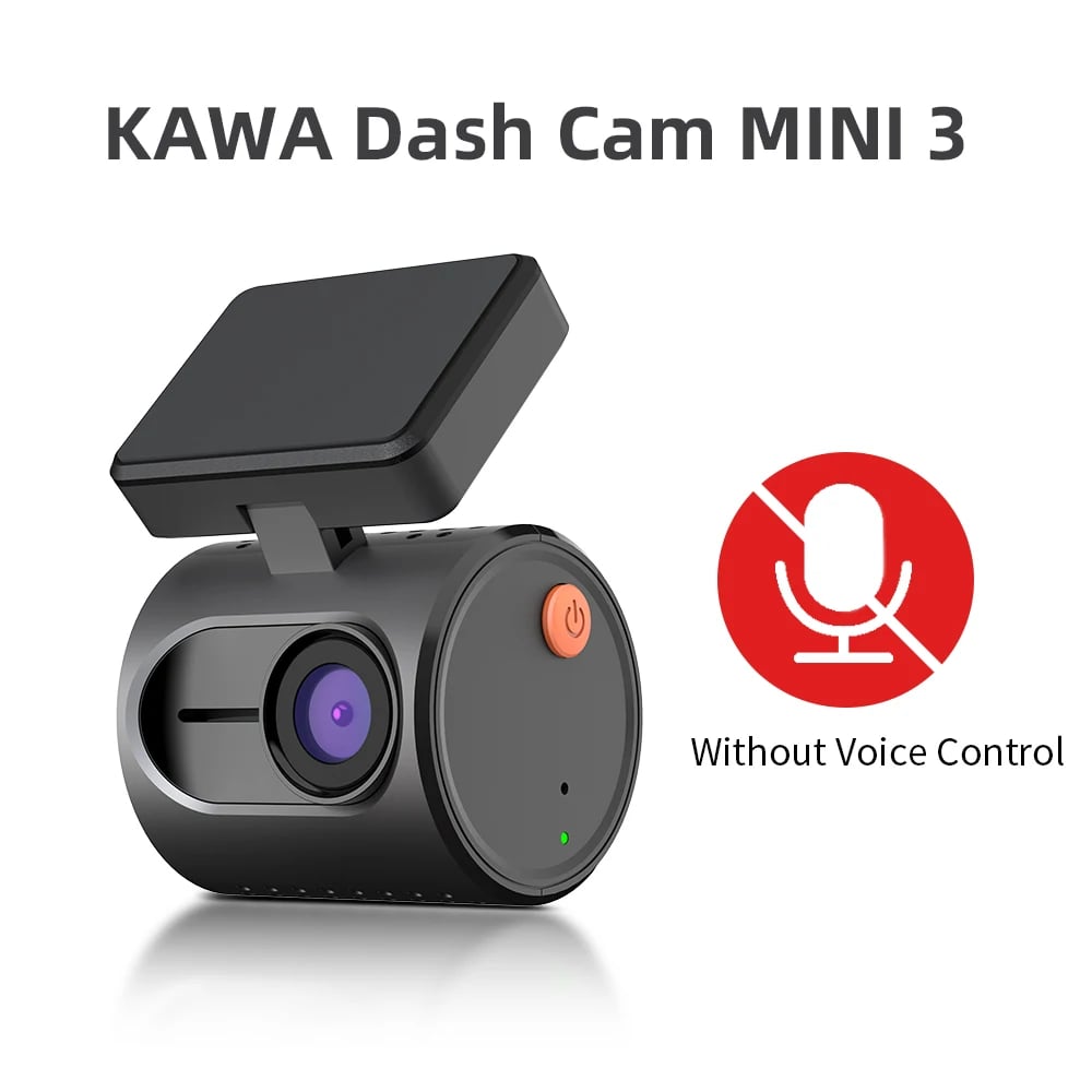 داش كام KAWA Mini 3 بدقة 2K مع تحكم صوتي - صورة 7