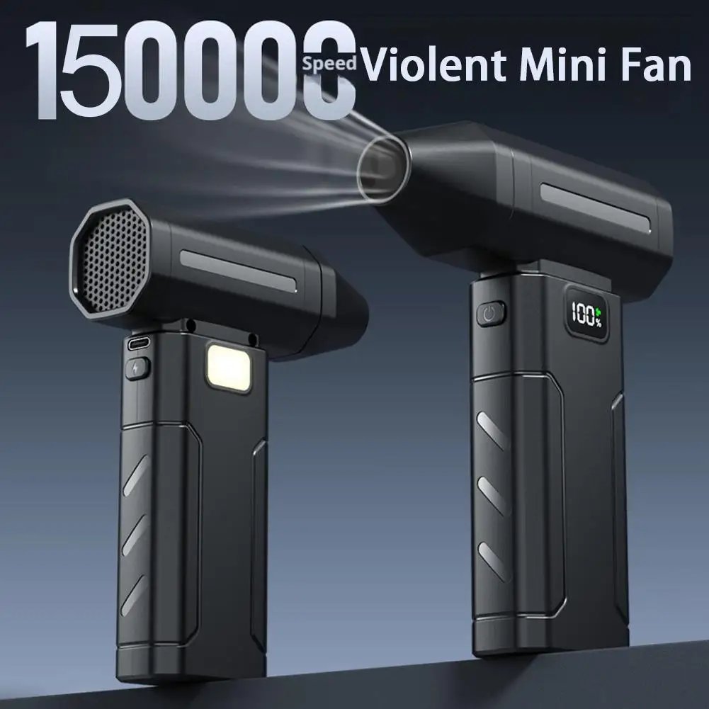 X8 Brushless Turbo Jet Fan Blower 150000RPM Powerful Electric Air Blower Vacuum Dust Cleaner Portable Dust Cleaner Violent Fan - Image 6