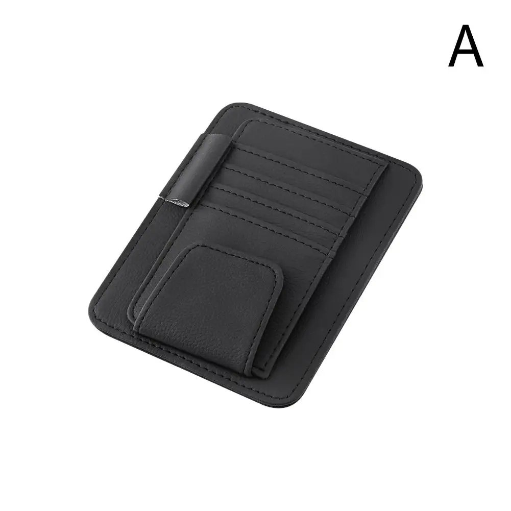 Car Sun Visor Organizer Multi-Pocket Business Card Storage Management Sunglasses Holder Visor Accessories Auto Interior - Image 12