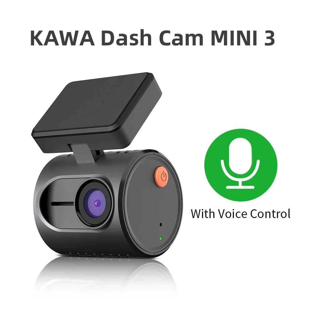 داش كام KAWA Mini 3 بدقة 2K مع تحكم صوتي - صورة 8