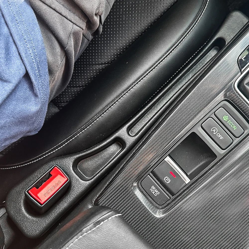 2pcs Car Seat Gap Filler, Dual Slot Design, Car Interior Accessories, Phone & Key Storage Box, Car Slot Pad, Seat Gap Fillers - Image 2