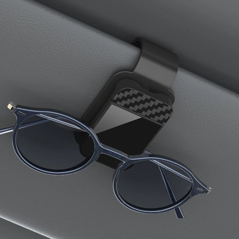 Car Sunglasses Clip Sun Visor Glasses Holder Card Ticket Holder Stable Storage Clips Eyeglasses Hanger Car Interior Accessories - Image 8
