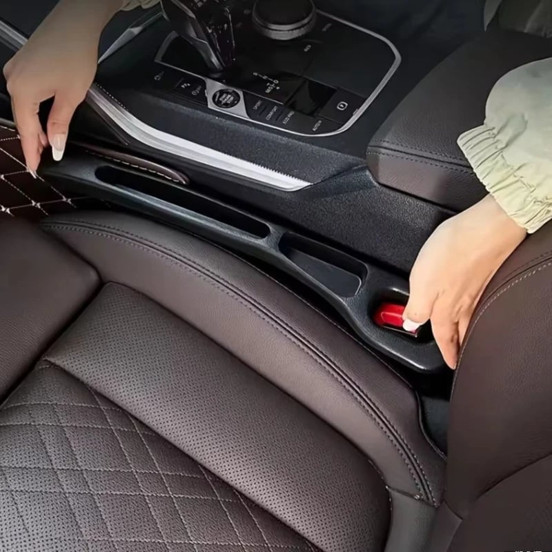 2Pcs Car Seat Gap Filler Organizer PU Universal Car Seat Gap Anti-leak Stopper Strip Slot Seat Gap Storage Organizer Accessories - Image 3