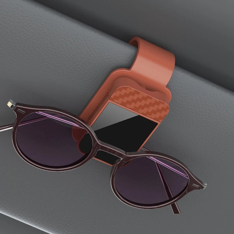 Car Sunglasses Clip Sun Visor Glasses Holder Card Ticket Holder Stable Storage Clips Eyeglasses Hanger Car Interior Accessories - Image 7
