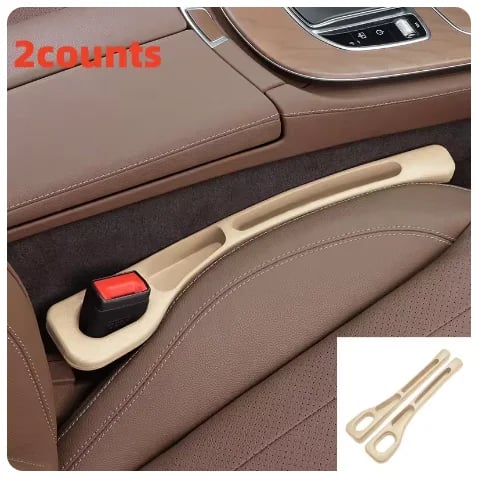 2Pcs Car Seat Gap Filler Organizer PU Universal Car Seat Gap Anti-leak Stopper Strip Slot Seat Gap Storage Organizer Accessories - Image 8