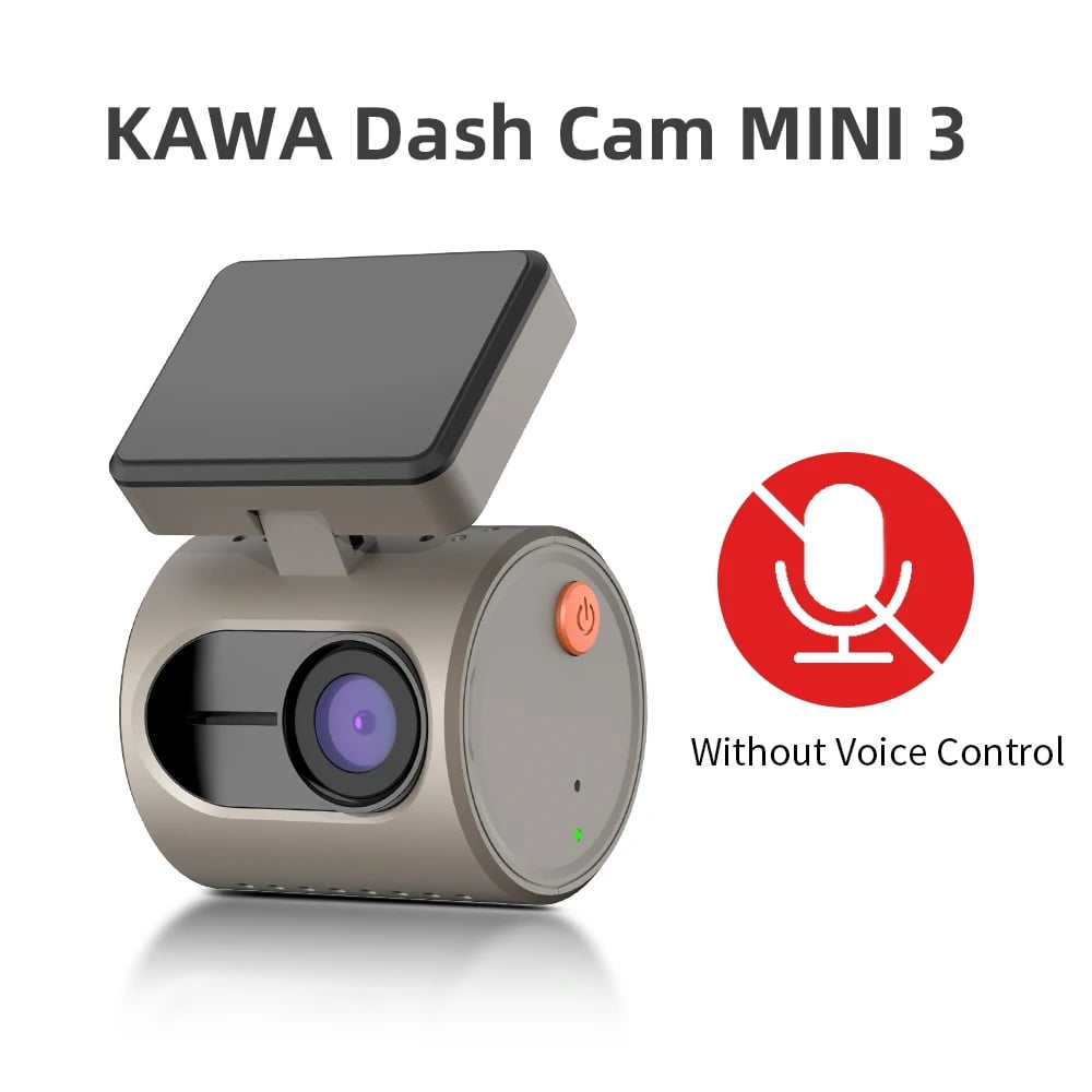 داش كام KAWA Mini 3 بدقة 2K مع تحكم صوتي - صورة 12