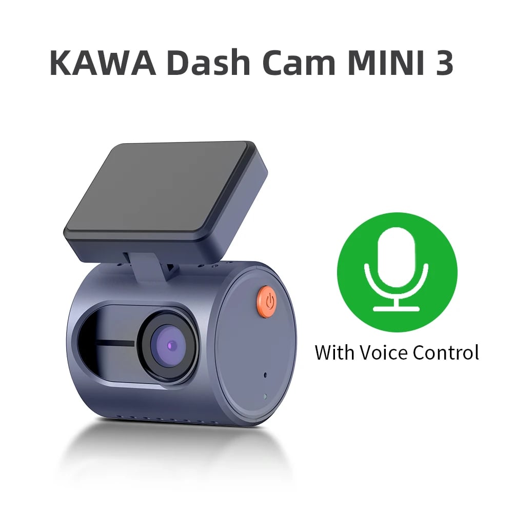 داش كام KAWA Mini 3 بدقة 2K مع تحكم صوتي - صورة 10