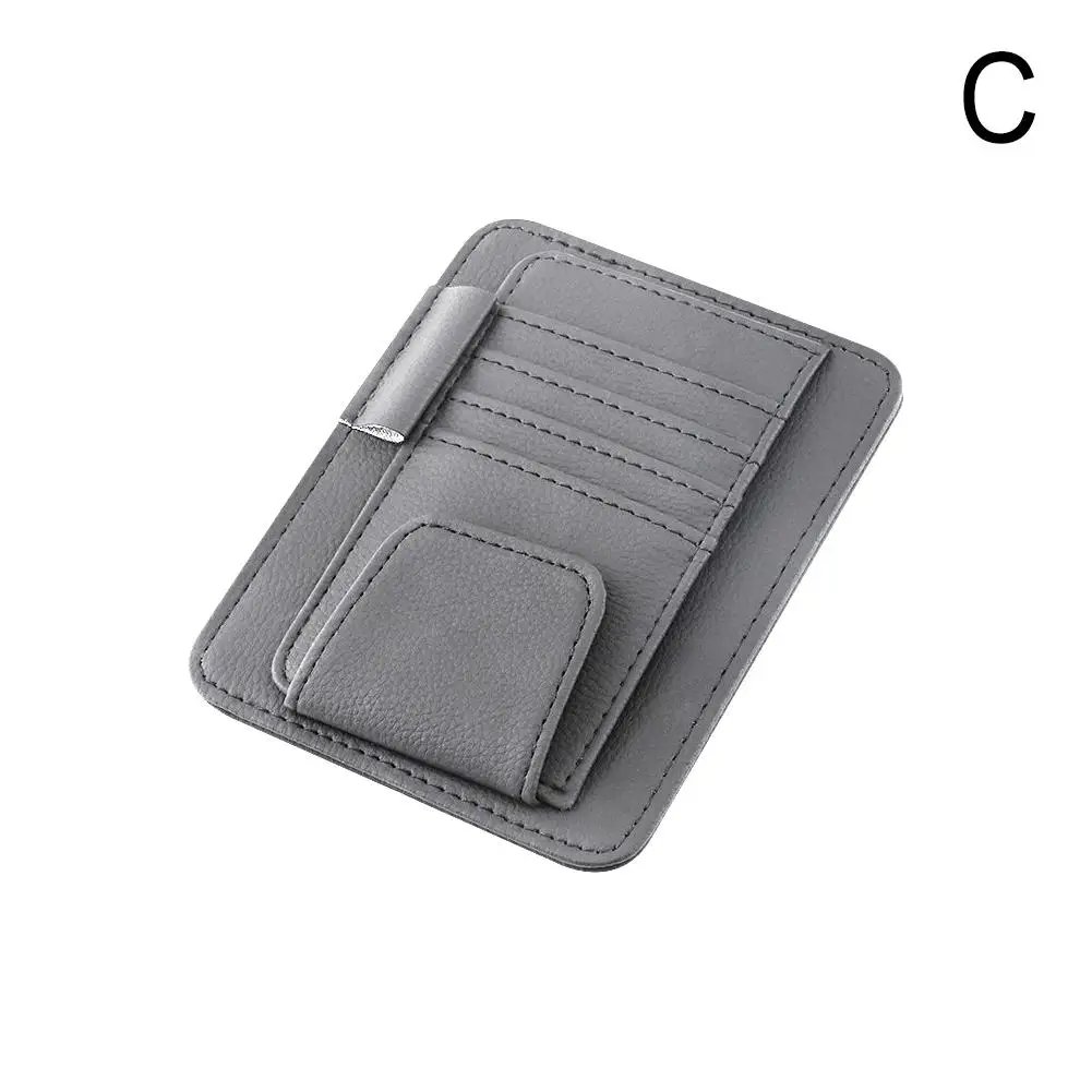 Car Sun Visor Organizer Multi-Pocket Business Card Storage Management Sunglasses Holder Visor Accessories Auto Interior - Image 10