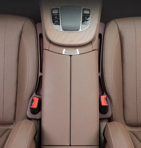 2Pcs Car Seat Gap Filler Organizer PU Universal Car Seat Gap Anti-leak Stopper Strip Slot Seat Gap Storage Organizer Accessories - Image 4