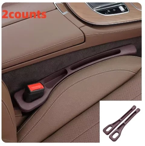 2Pcs Car Seat Gap Filler Organizer PU Universal Car Seat Gap Anti-leak Stopper Strip Slot Seat Gap Storage Organizer Accessories - Image 9