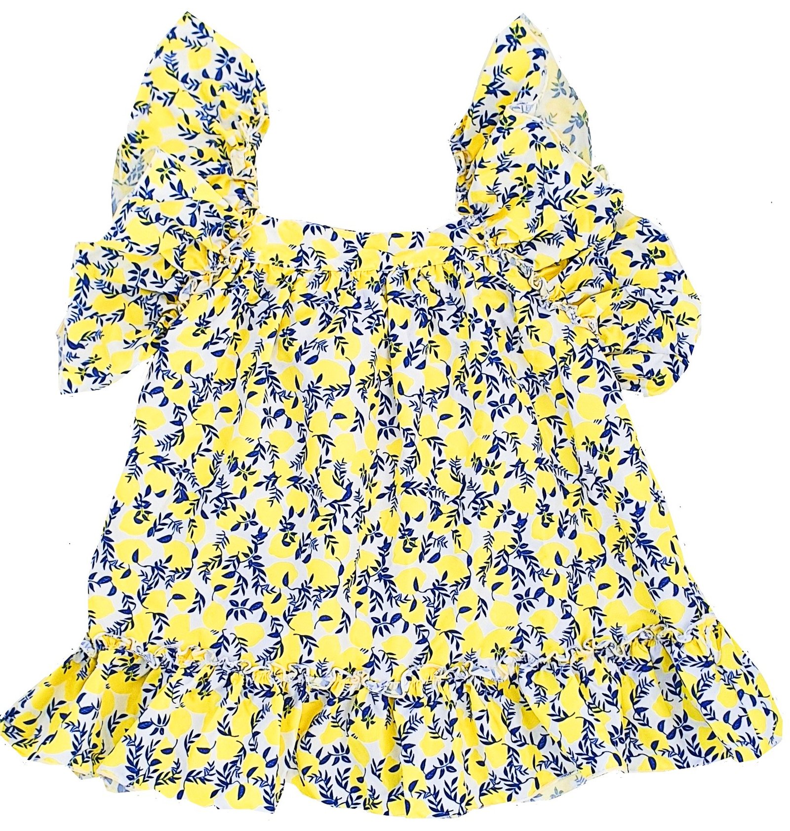 Girl Dress - Lemon - Image 1