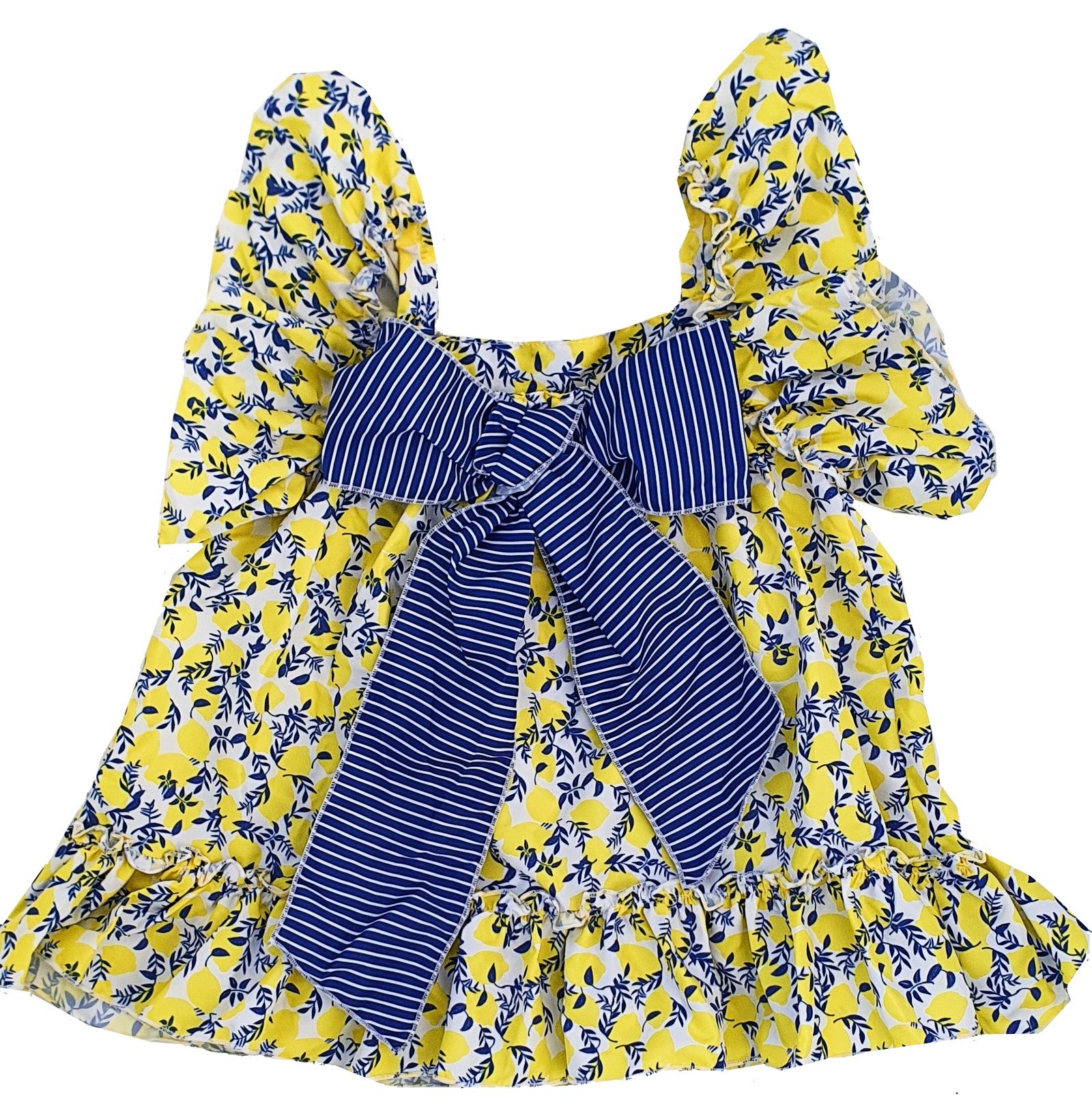 Girl Dress - Lemon - Image 2
