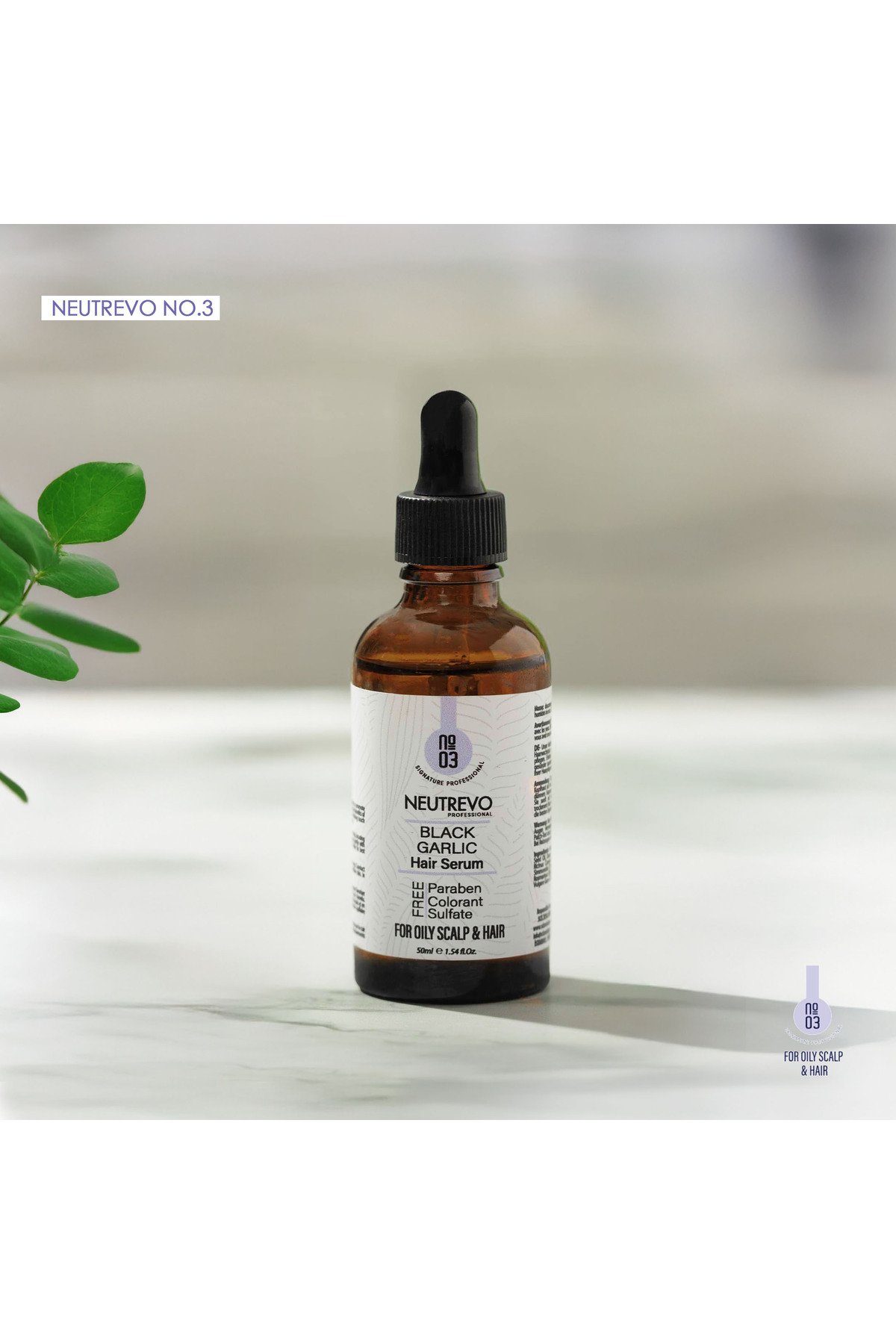 Neutrevo Professional BLACK GARLIC Hair Serum - Image 1