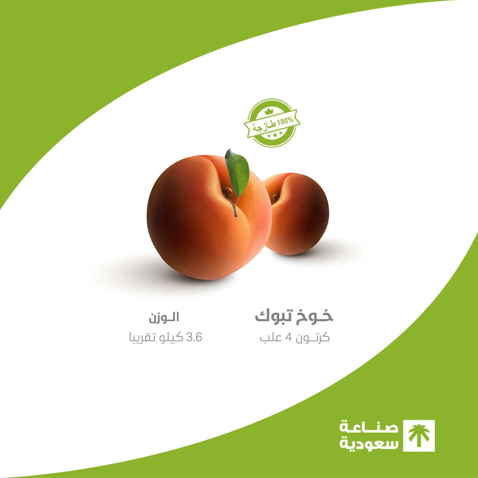  Tabuk Peach - 4 Punnets - Image 2