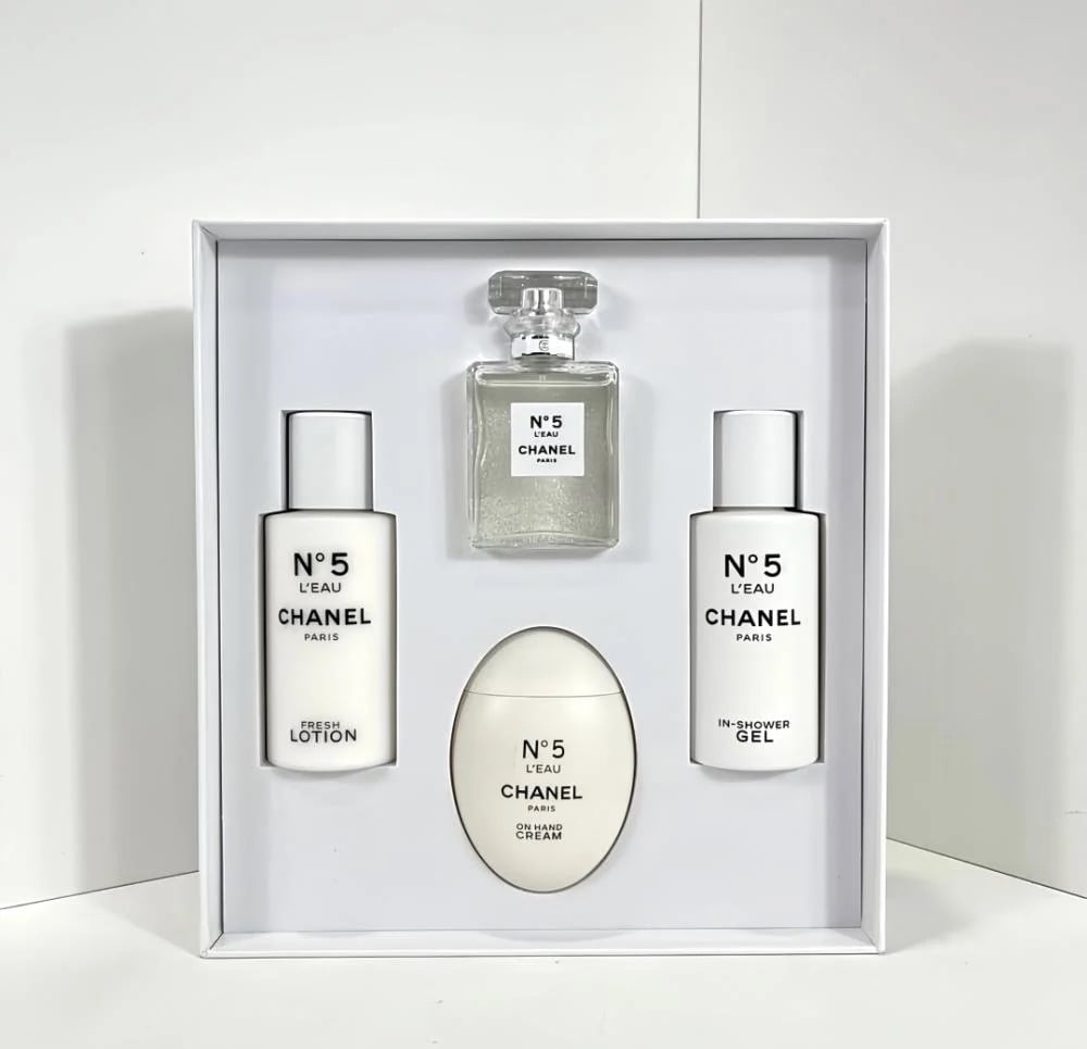 مجموعة شانيل N5  اربع منتجات مع عطر 35مل - صورة 1