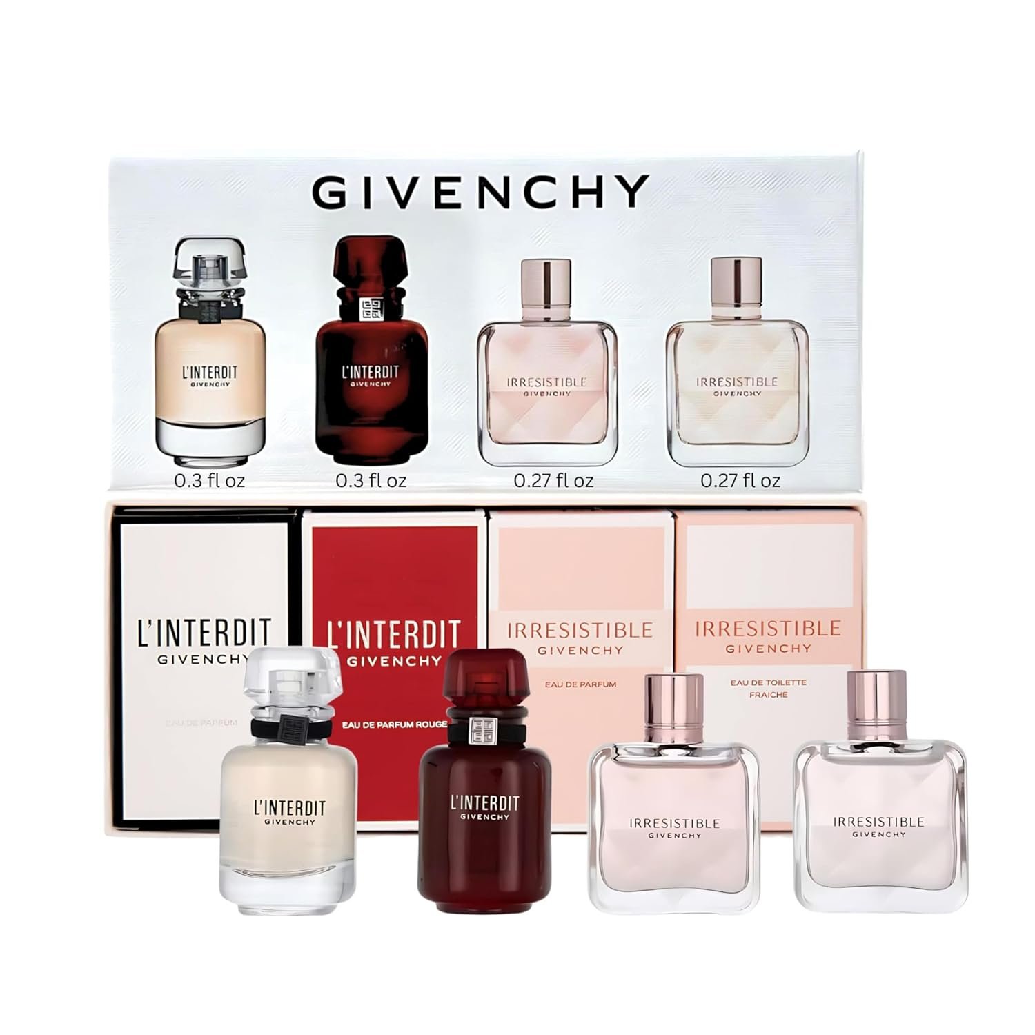 مجموعة عطور جيفنشي 4انواع حجم 30ml - Image 1