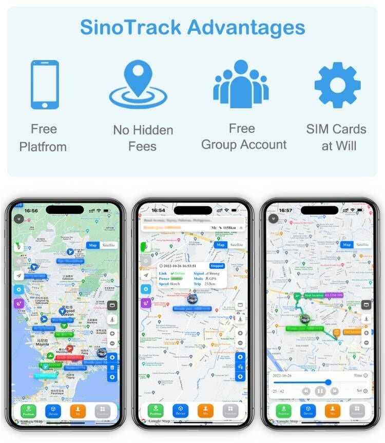 جهاز تتبع   sinotrack  للسيارات و الكرفانات والابل - Image 8