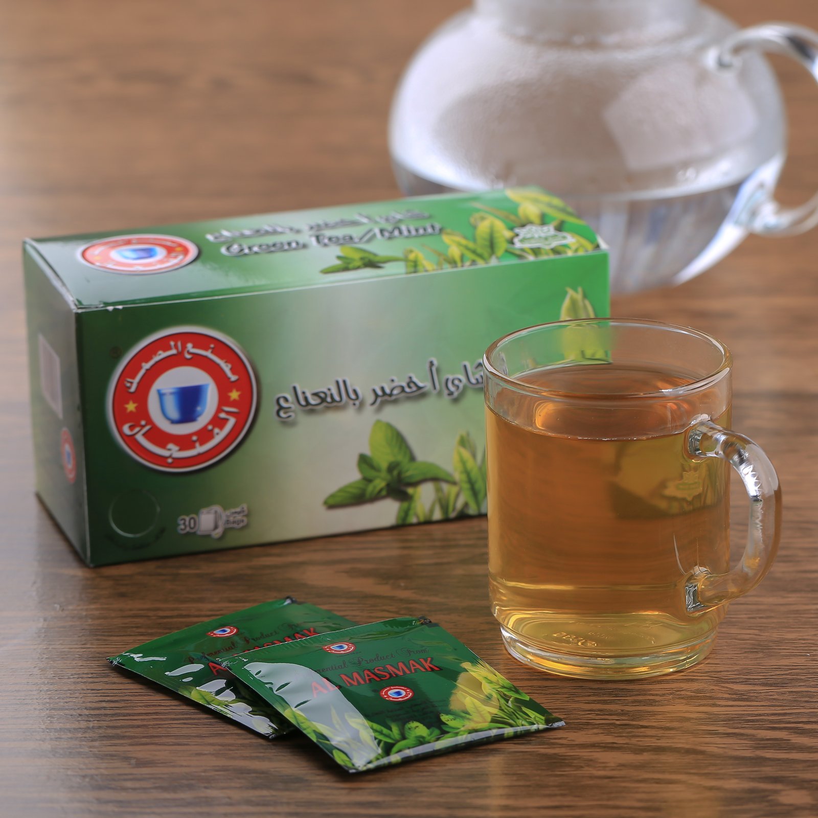 شاي أخضر بالنعناع 30 كيس - صورة 1