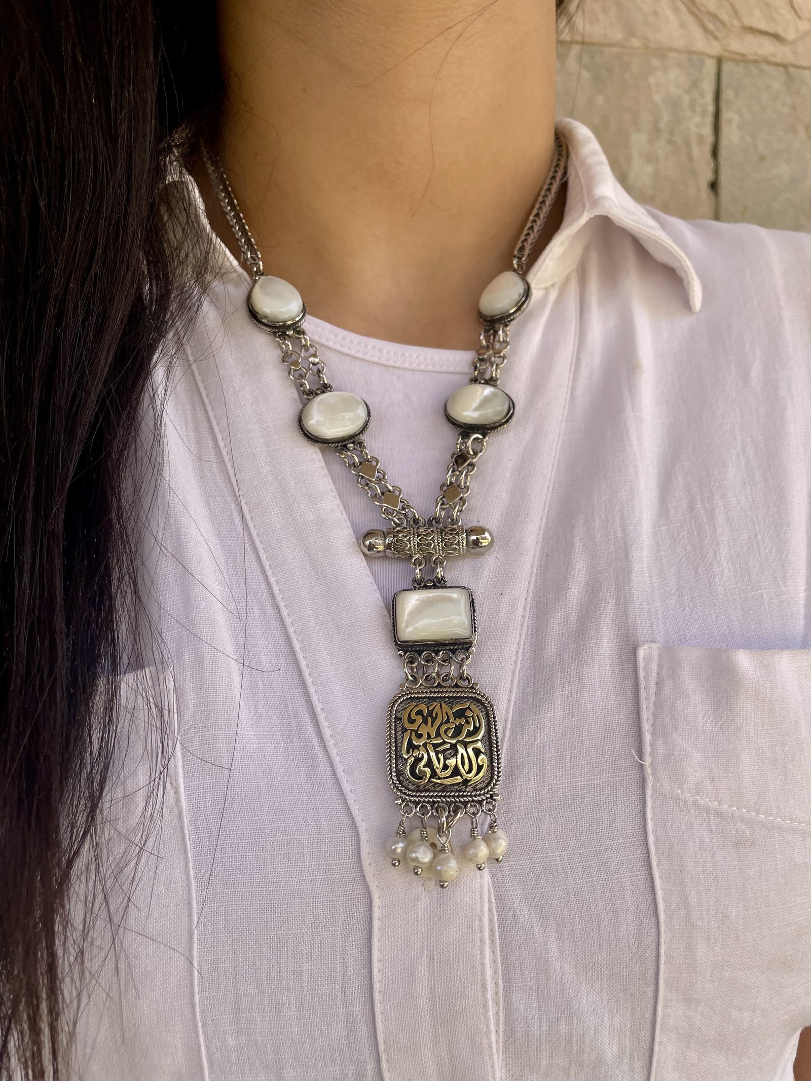 Brass necklace - Image 1
