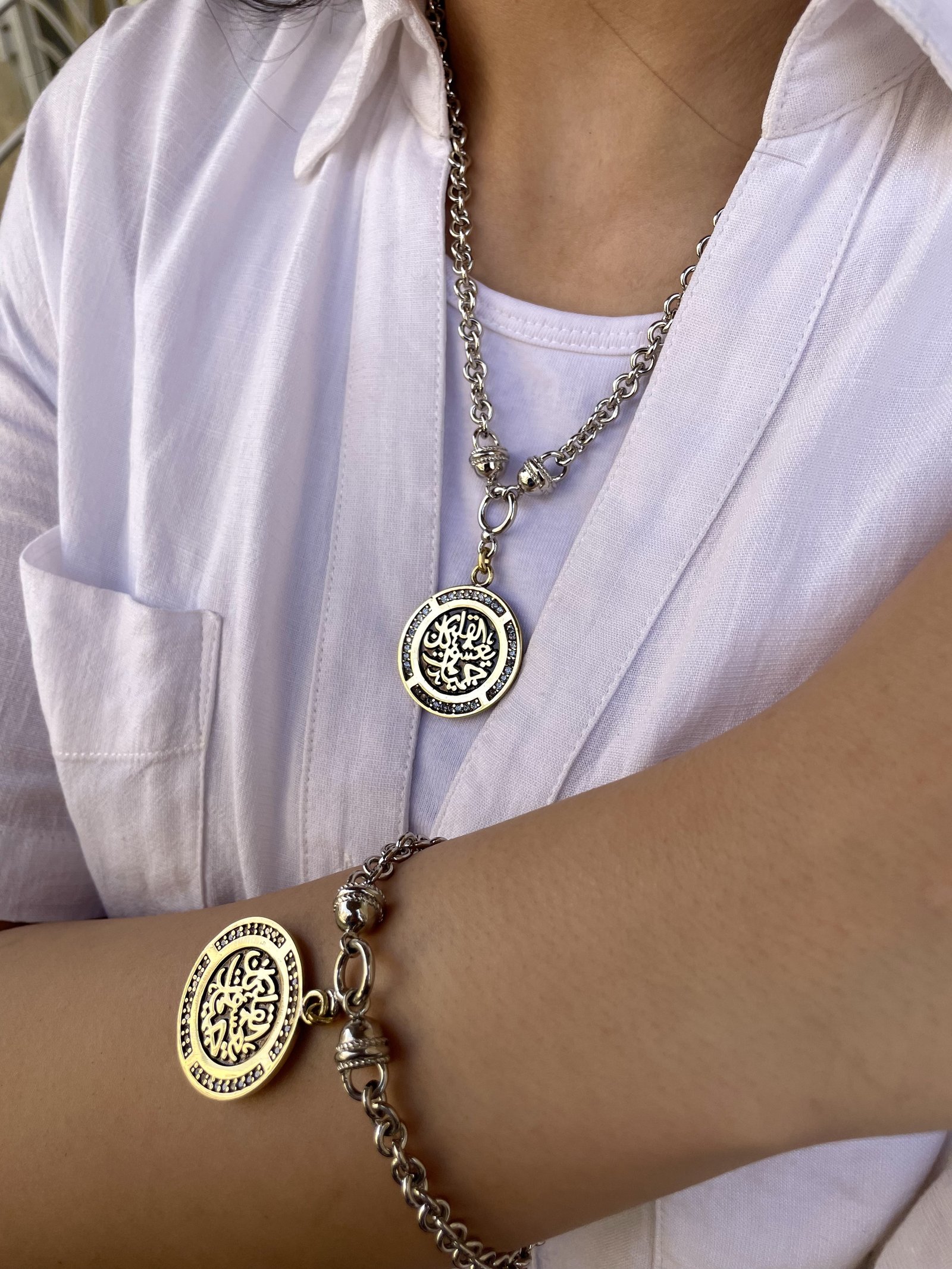 Brass necklace - Image 2
