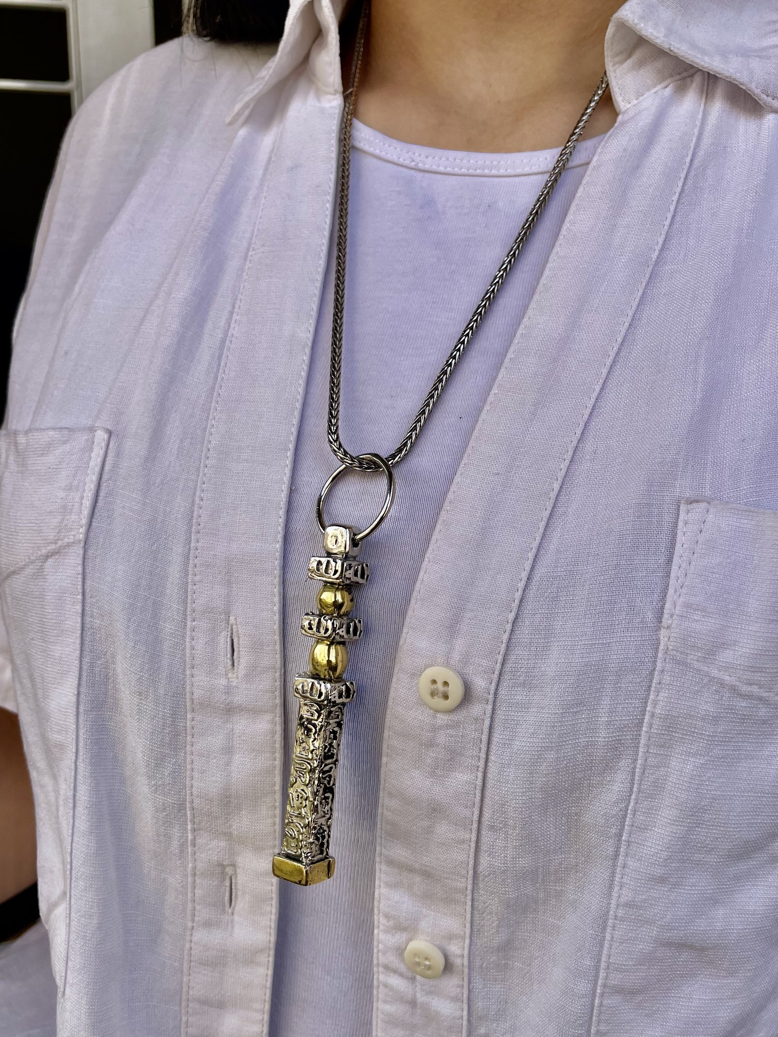 Kaaba  brass necklace - Image 1