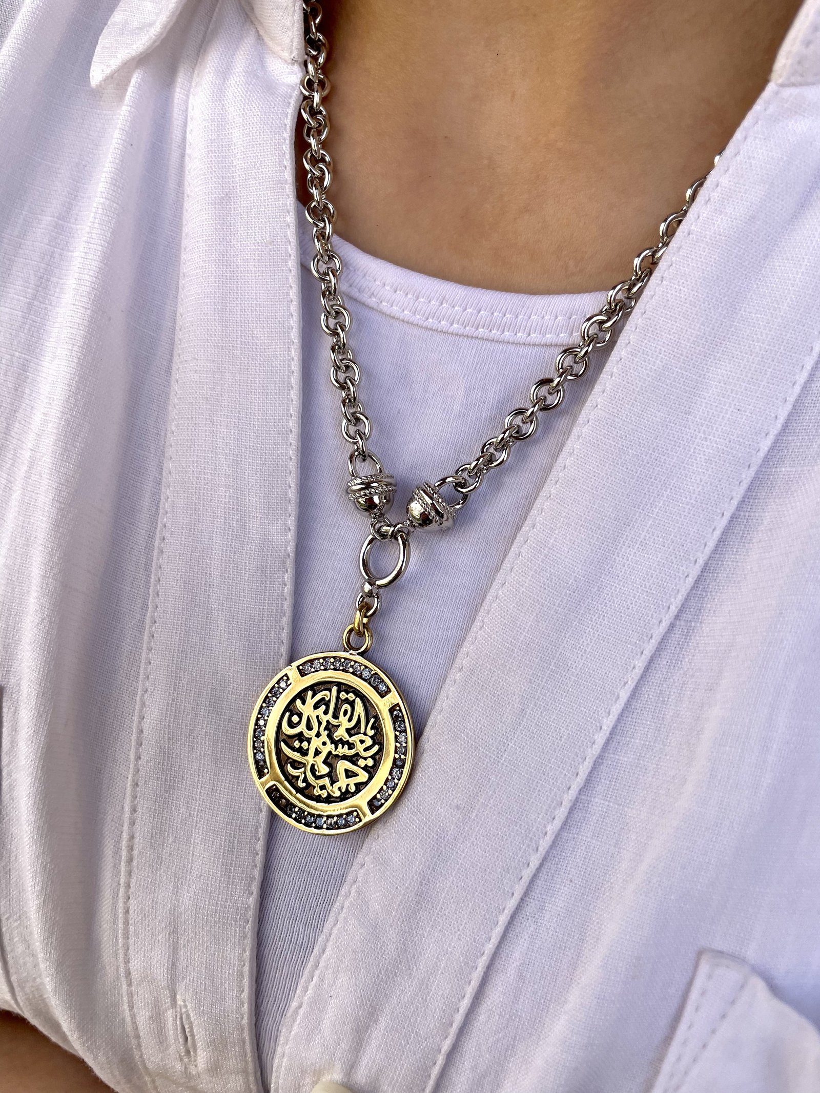 Brass necklace - Image 3