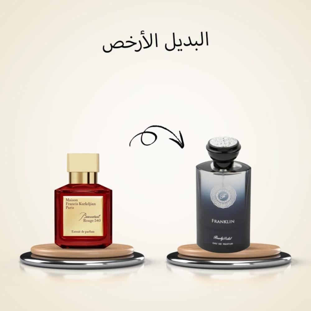 عطر فرانكلين او دي برفيوم 100مل بديل الارخص ل عطر بكرات روج - صورة 1