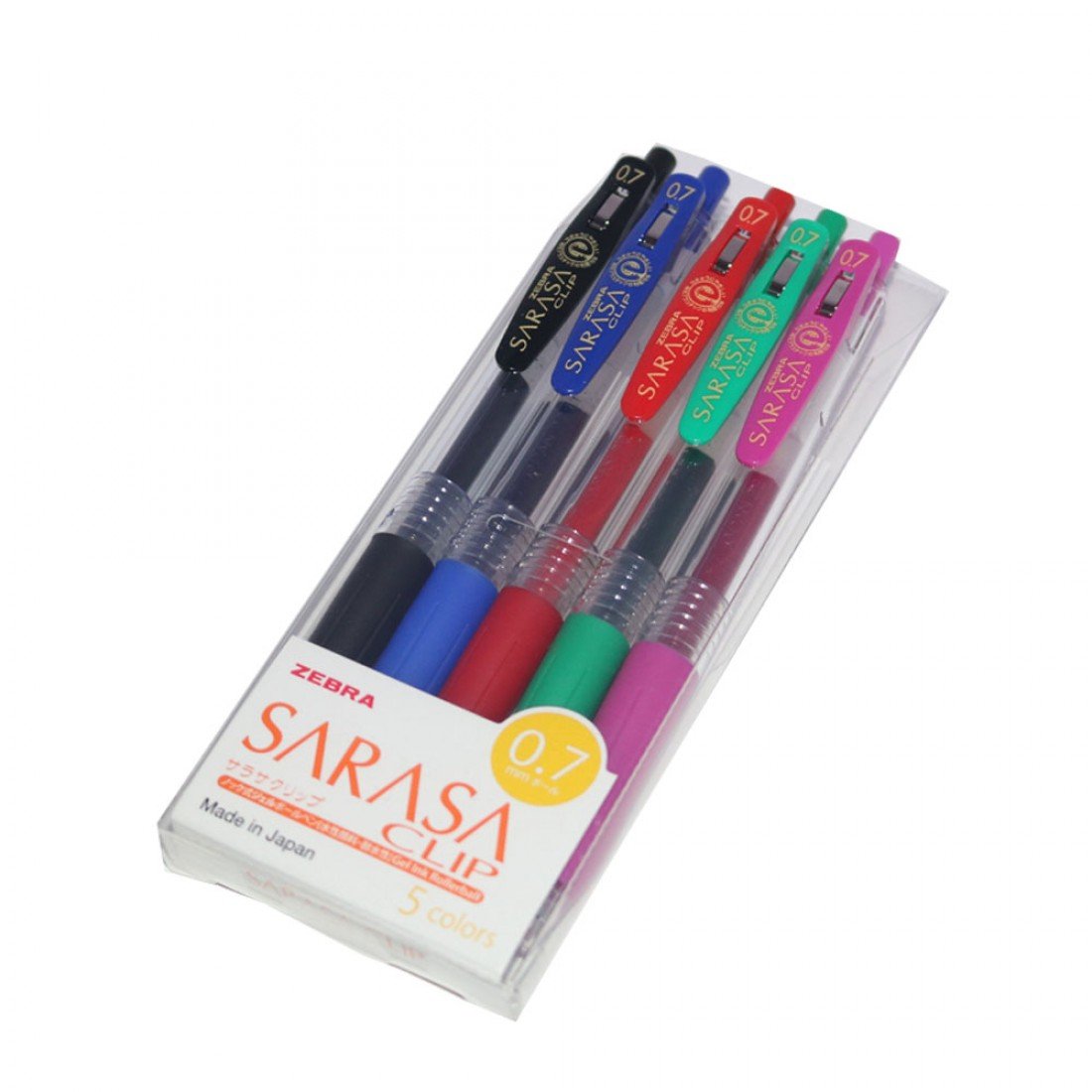 طقم اقلام ساراسا كليب 5 لون 0.7 JJB15-5CAR - صورة 1