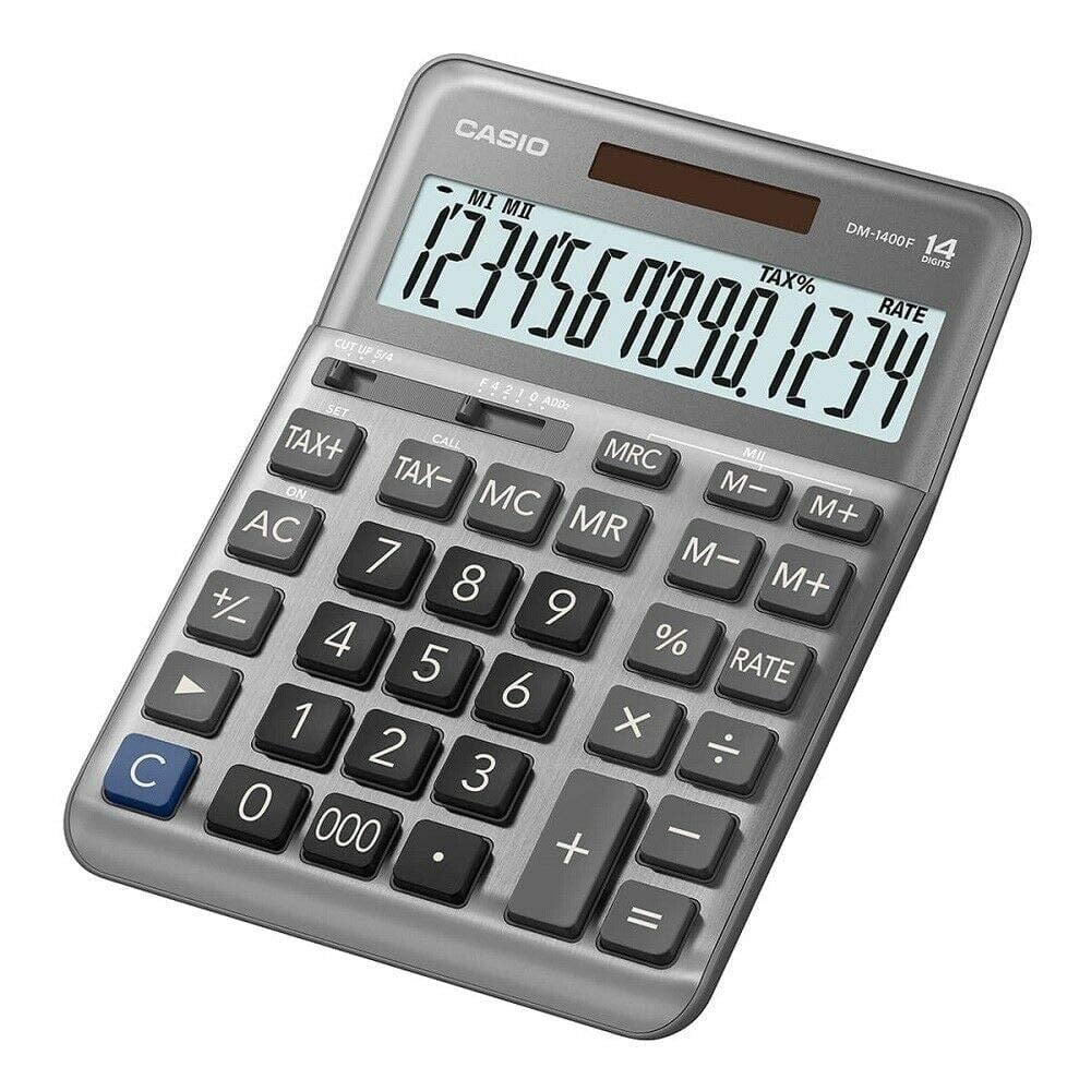 الة حاسبة CASIO DM-1400F - صورة 1