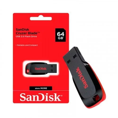 فلاش ميموري SANDISK 64GB - صورة 1