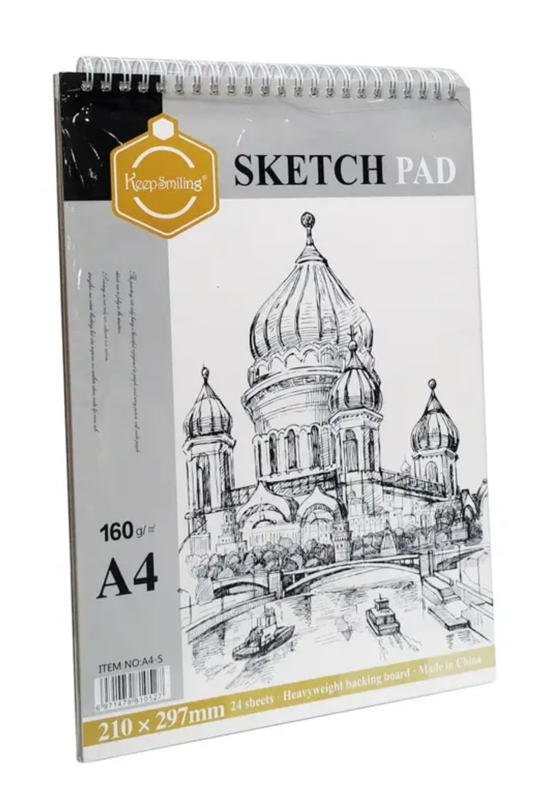 كراسة رسم 24 ورقة SKETCH PAD A4 - صورة 1