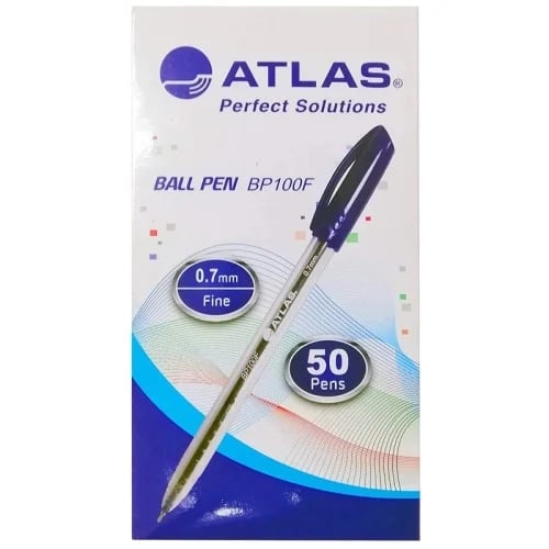 قلم جاف ازرق اطلس 0.7 AS-BP100F - صورة 1