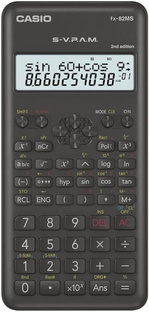 الة حاسبة CASIO FX-82MS 2ND EDITION - صورة 1