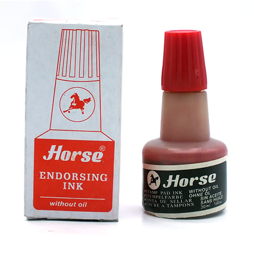حبر  سائل احمر  HORSE 30CC - صورة 1