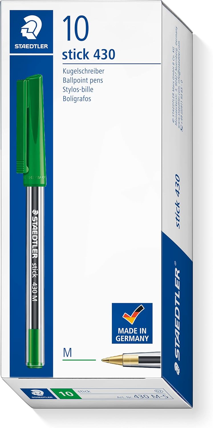 قلم استدلر جاف اخضر ST-430M-05T - صورة 2