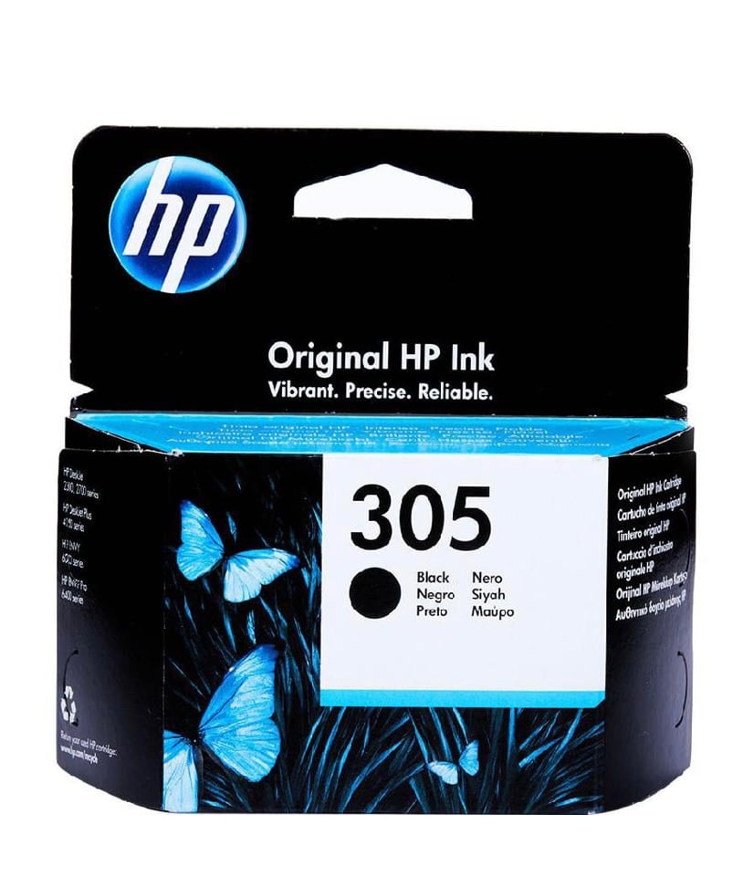 حبر طابعة HP أسود 305 black  - صورة 1
