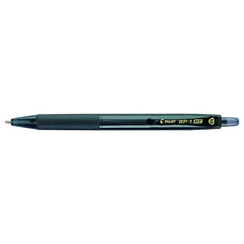 12  قلم جاف ضغاط بايلوت اسود BP-1 RT 1.0 - صورة 1