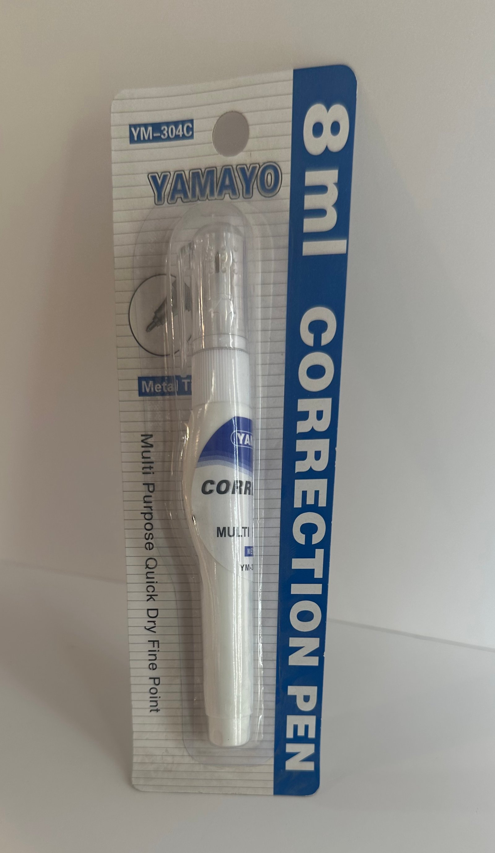كرت قلم تصحصح الكتابة YM-304C  - صورة 1